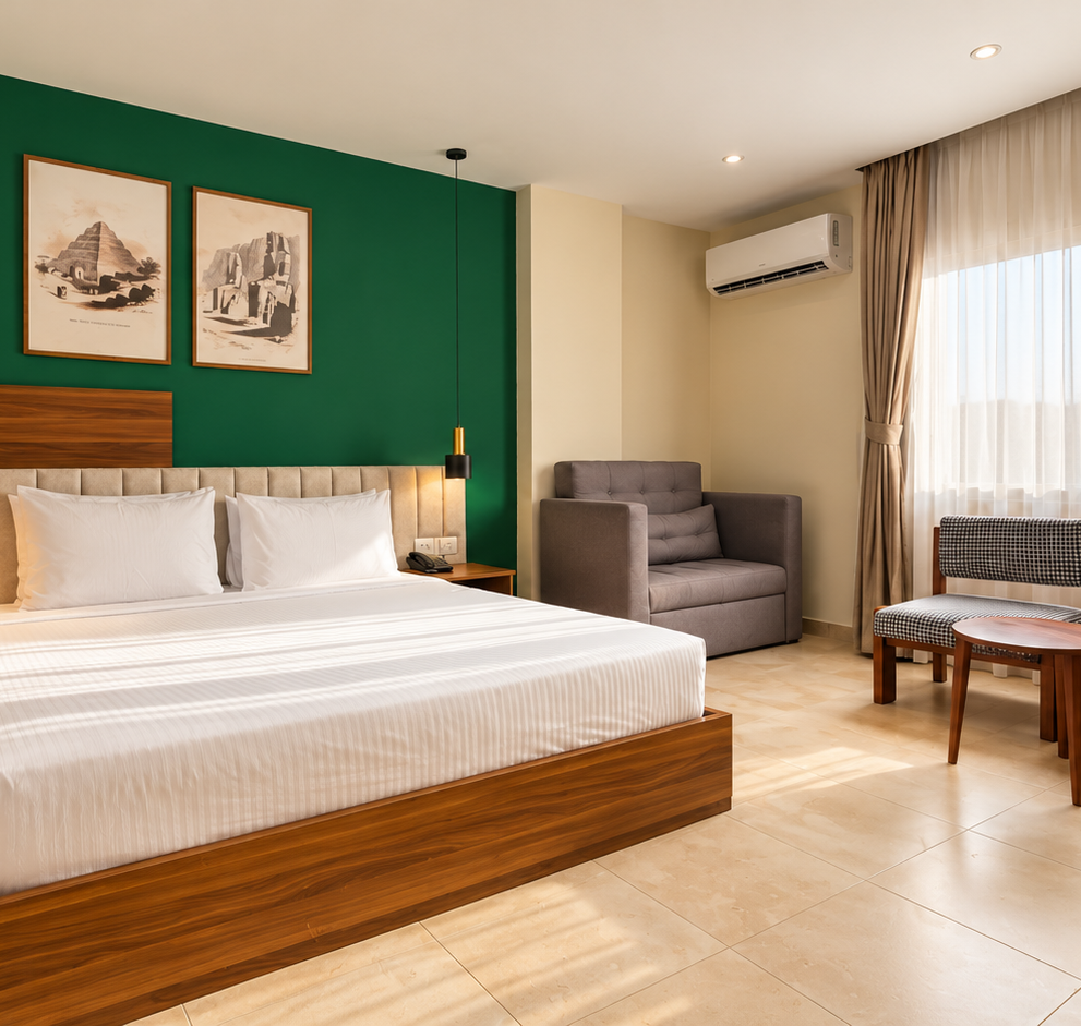Luma Hotel – Twin Room with Pyramid View